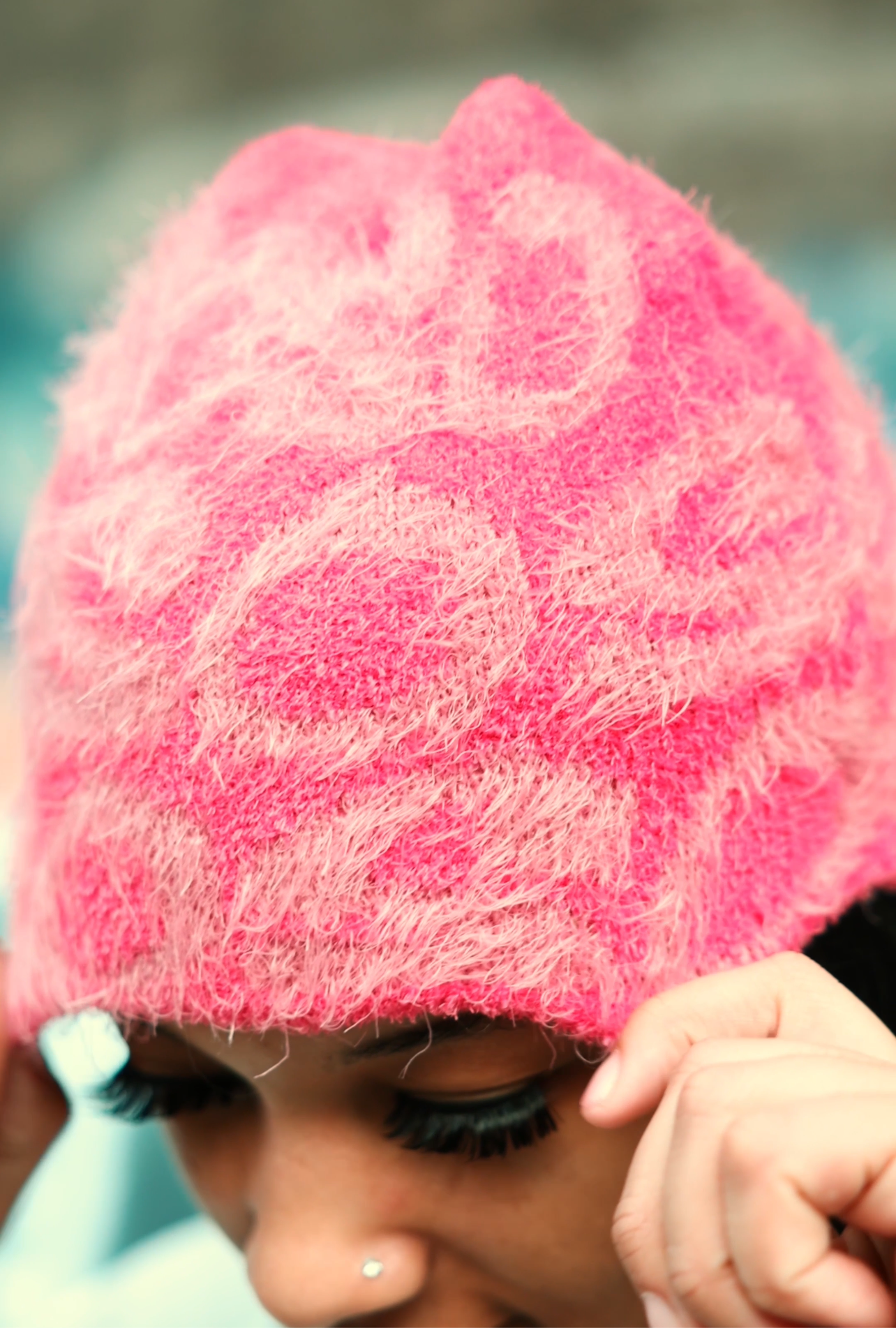 S.O.S Fuzzy Beanie